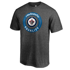 Winnipeg Jets #WeSkateFor T-Shirt - Heather Gray - NHL 4017810