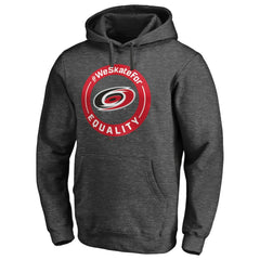 Carolina Hurricanes #WeSkateFor Pullover Hoodie - Heather Gray - NHL 4017847