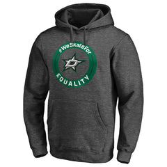 Dallas Stars #WeSkateFor Pullover Hoodie - Heather Gray - NHL 4017850