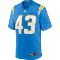 Nike Michael Davis Los Angeles Chargers Game Jersey Powder Blue