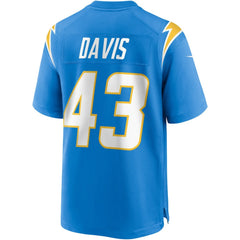 Nike Michael Davis Los Angeles Chargers Game Jersey Powder Blue