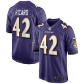Nike Patrick Ricard Baltimore Ravens Game Jersey Purple