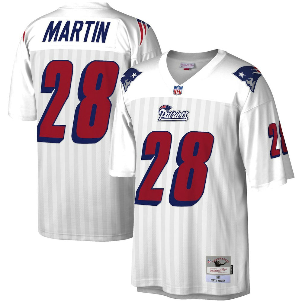Mitchell & Ness Curtis Martin New England Patriots Legacy Replica Jersey White