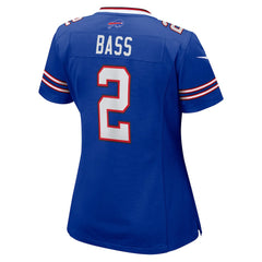 Nike Tyler Bass Buffalo Bills Women's Game Jersey Royal