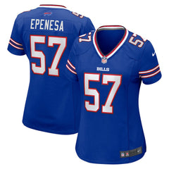 Nike A.J. Epenesa Buffalo Bills Women's Game Jersey Royal