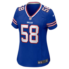 Nike Matt Milano Buffalo Bills Women's Game Jersey Royal