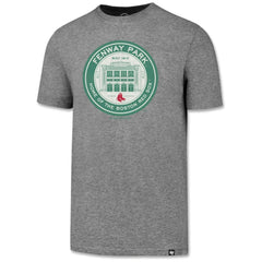 Boston Red Sox '47 Fenway Park Coin Logo Slate Grey T-Shirt - Heather Gray - 47 brand Lifestyle
