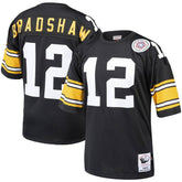 Mitchell & Ness Terry Bradshaw Pittsburgh Steelers Authentic Throwback Retired Player Jersey Black