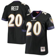 Mitchell & Ness Ed Reed Baltimore Ravens Women's Legacy Replica Team Jersey Black