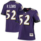 Mitchell & Ness Ray Lewis Baltimore Ravens Women's Legacy Replica Team Jersey Purple