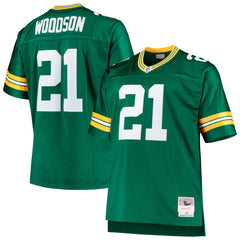Mitchell & Ness Charles Woodson Green Bay Packers Big & Tall 2010 Retired Player Replica Jersey Green