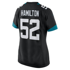 Nike DaVon Hamilton Jacksonville Jaguars Women's Game Jersey Black