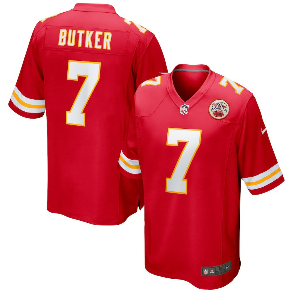 Nike Harrison Butker Kansas City Chiefs Game Jersey Red
