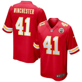 Nike James Winchester Kansas City Chiefs Game Jersey Red