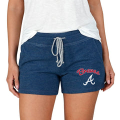 Atlanta Braves Concepts Sport Women's Mainstream Terry Shorts - Navy - MLB Online