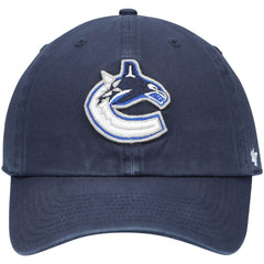 Vancouver Canucks '47 Team Clean Up Adjustable Hat - Navy - NHL 4028805