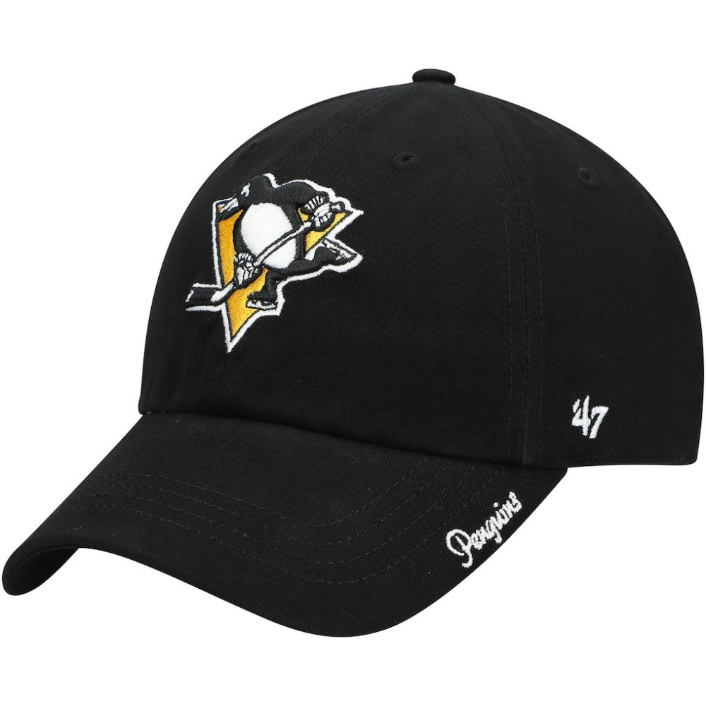 Pittsburgh Penguins '47 Women's Team Miata Clean Up Adjustable Hat - Black - NHL 4029086