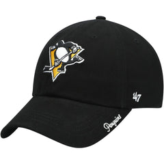Pittsburgh Penguins '47 Women's Team Miata Clean Up Adjustable Hat - Black - NHL 4029086