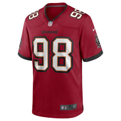 Nike Anthony Nelson Tampa Bay Buccaneers Game Jersey Red
