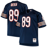 Mitchell & Ness Mike Ditka Chicago Bears Big & Tall 1966 Retired Player Replica Jersey Navy