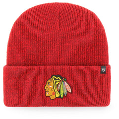 Chicago Blackhawks '47 Brain Freeze Cuffed Knit Hat - Red - NHL 4039190