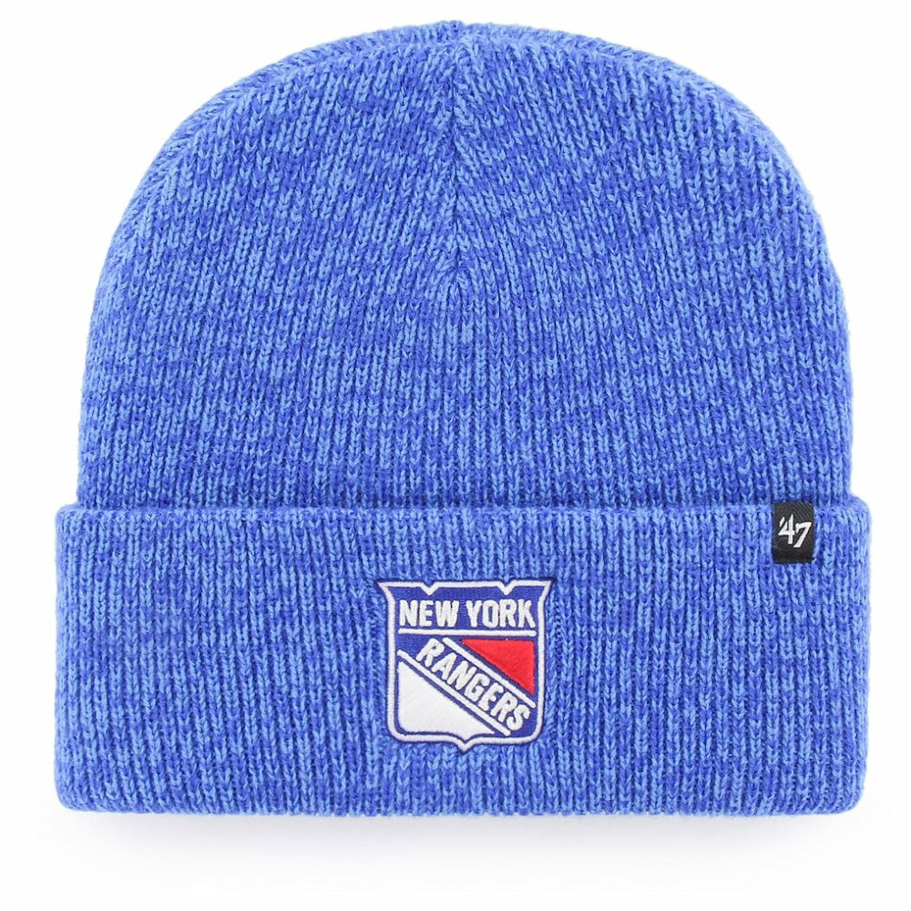New York Rangers '47 Brain Freeze Cuffed Knit Hat - Blue - NHL 4039195