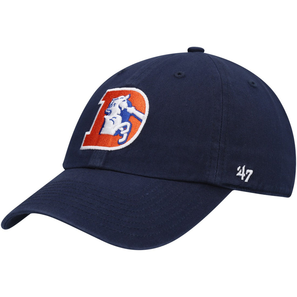 47 brand Denver Broncos '47 Clean Up Adjustable Hat Navy