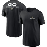 Nike New Orleans Saints Local Phrase T-Shirt Black