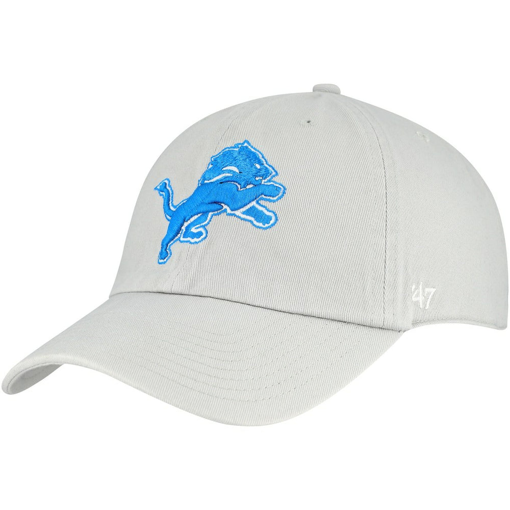 47 brand Detroit Lions '47 Clean Up Adjustable Hat Gray