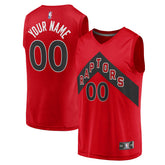 Toronto Raptors Fast Break Replica Custom Jersey Icon Edition Red | Fanatics US