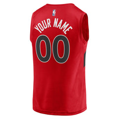 Toronto Raptors Youth Fast Break Replica Custom Jersey Icon Edition Red | Fanatics for sale
