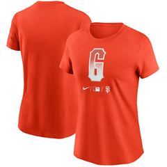 San Francisco Giants Nike Women's City Connect Wordmark T-Shirt - Orange - Nike Discount