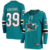 Logan Couture San Jose Sharks Fanatics Women's Breakaway Home Player Jersey - Teal - NHL 4052863