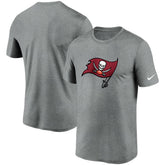 Nike Tampa Bay Buccaneers Logo Essential Legend Performance T-Shirt Heathered Pewter