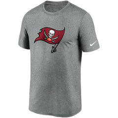 Nike Tampa Bay Buccaneers Logo Essential Legend Performance T-Shirt Heathered Pewter