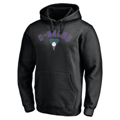 Arizona Diamondbacks Cooperstown Winning Streak Personalized Name & Number Pullover Hoodie - Black - MLB Discount
