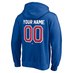 Atlanta Braves Cooperstown Winning Streak Personalized Name & Number Pullover Hoodie - Royal - MLB on Sale