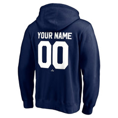 New York Yankees Cooperstown Winning Streak Personalized Name & Number Pullover Hoodie - Navy - MLB Discount