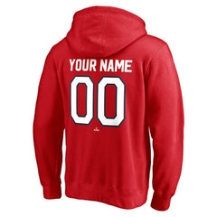 Washington Nationals Cooperstown Winning Streak Personalized Name & Number Pullover Hoodie - Red - MLB Lifestyle