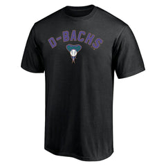 Arizona Diamondbacks Cooperstown Winning Streak Personalized Name & Number T-Shirt - Black - MLB on Sale
