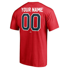Boston Red Sox Cooperstown Winning Streak Personalized Name & Number T-Shirt - Red - MLB Sale