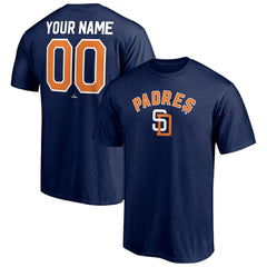 San Diego Padres Cooperstown Winning Streak Personalized Name & Number T-Shirt - Navy - MLB Online