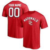 Washington Nationals Cooperstown Winning Streak Personalized Name & Number T-Shirt - Red - MLB Online