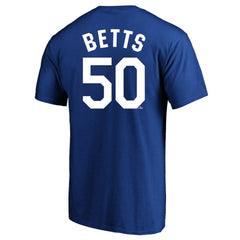 Mookie Betts Los Angeles Dodgers Fanatics Big & Tall Name & Number T-Shirt - Royal - Fanatics Lifestyle