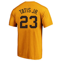 Fernando Tatis Jr. San Diego Padres Fanatics Big & Tall Name & Number T-Shirt - Gold - Fanatics on Sale