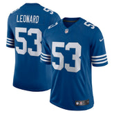 Nike Men's Darius Leonard Royal Indianapolis Colts Alternate Vapor Limited Jersey