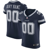 Nike Dallas Cowboys Vapor Elite Custom Jersey Navy