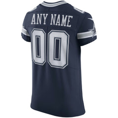 Nike Dallas Cowboys Vapor Elite Custom Jersey Navy