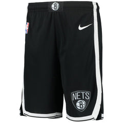 Brooklyn Nets Youth 2020/21 Swingman Performance Shorts Icon Edition Black | Nike for sale