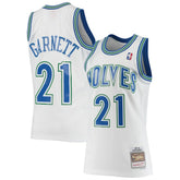 Kevin Garnett Minnesota Timberwolves 1995/96 Hardwood Classics Swingman Jersey White | Mitchell & Ness outlet
